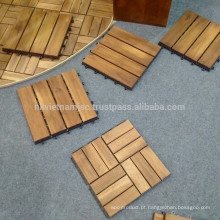 Telha de madeira DIY Wood Origined Vietnam 4/5/6/12 slats